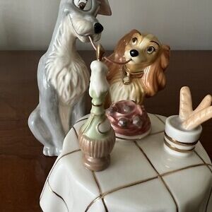 Disney Lady and the Tramp Figurine - Gray, Brown, White